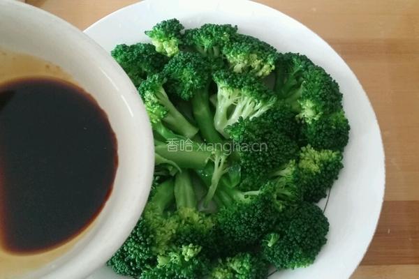 白灼西兰花的做法图解5