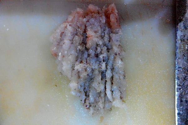 鲜虾酿香菇的做法图解3