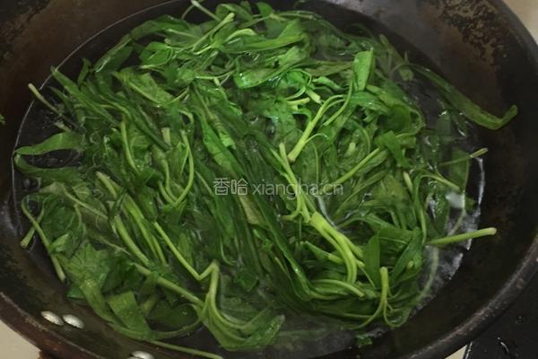 凉拌通菜的做法图解2