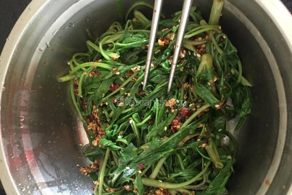 凉拌通菜的做法图解6