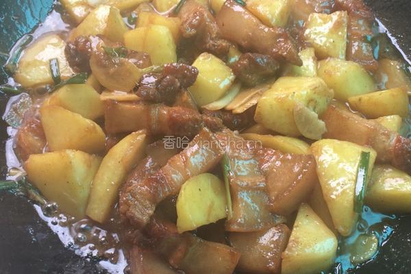 五花肉烧土豆的做法图解5