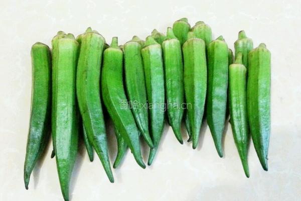 凉拌秋葵的做法图解1