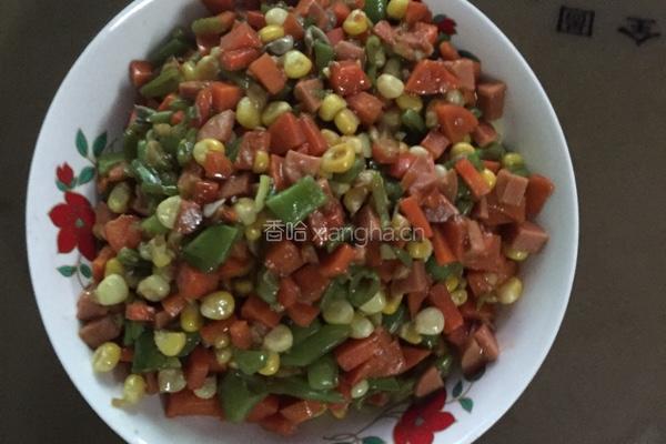 三色玉米的做法图解3