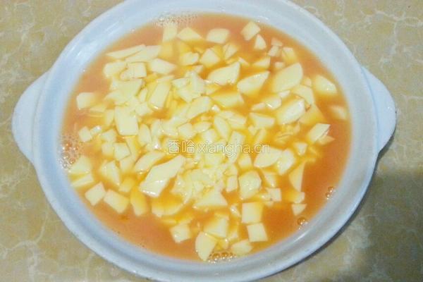肉沫盖鸭蛋豆腐的做法图解4