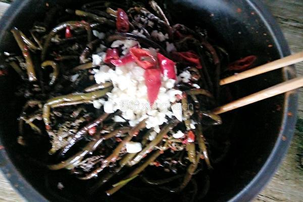 凉拌蕨菜的做法图解6