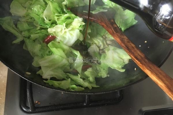 手撕茴子白（清炒）的做法图解8