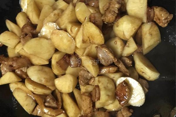 土豆炖红烧肉的做法图解8