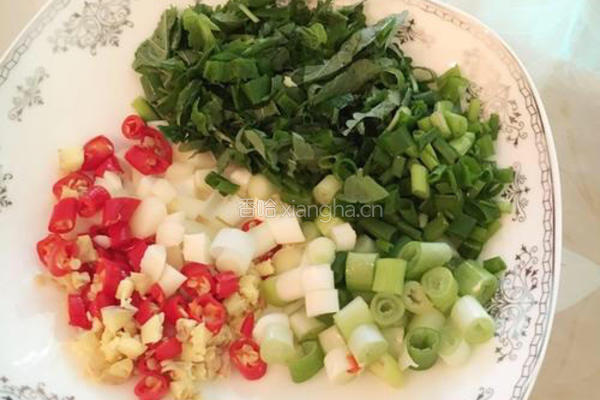 藿香炒四季豆的做法图解3