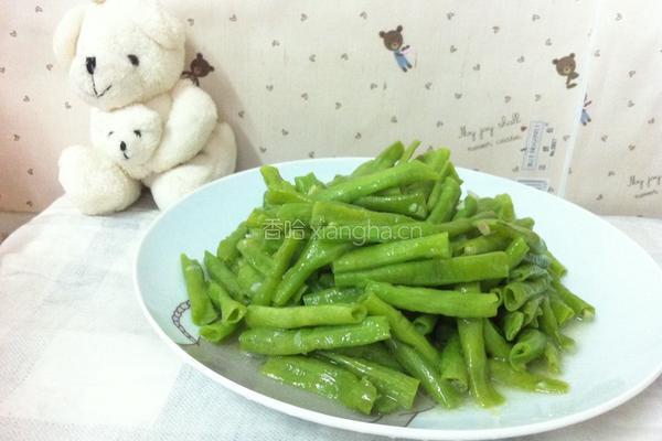 蒜香虹豆角的做法图解5