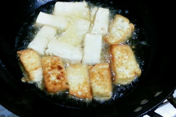 肉沫煎豆腐的做法图解5