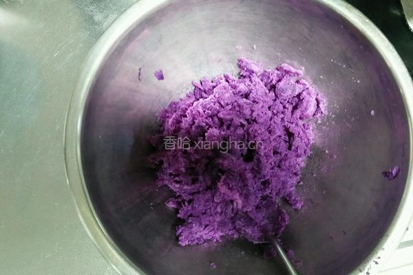 紫薯糕的做法图解4