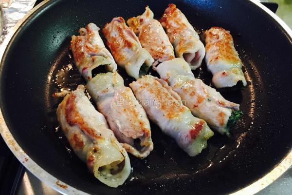 紫苏芝士猪肉卷的做法图解4