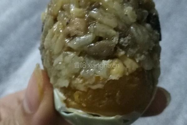 咸蛋糯米饭的做法图解4