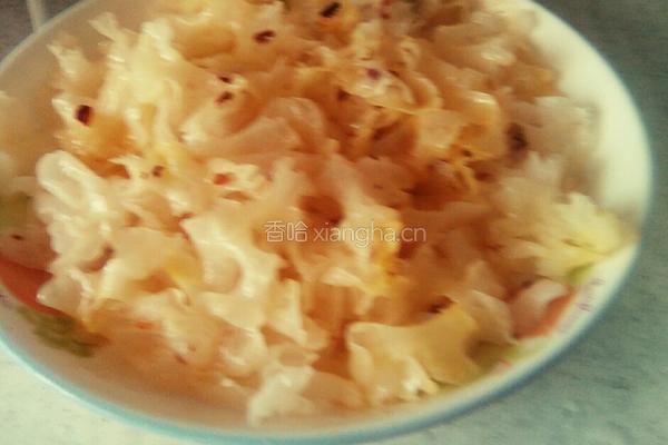 凉拌酸辣银耳的做法图解5