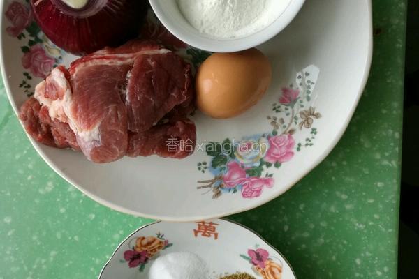 羊肉丸子的做法图解1