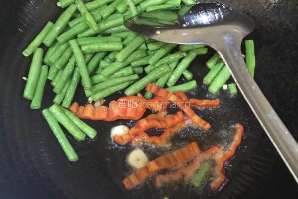 豆角烧茄子的做法图解4