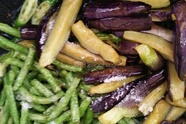 茄子豆角的做法图解7