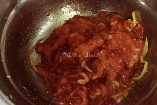 青椒肉丝面的做法图解2