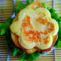 牛奶香蕉蛋饼的做法[图]