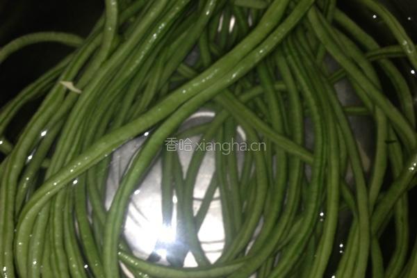 肉丝豇豆角的做法图解3