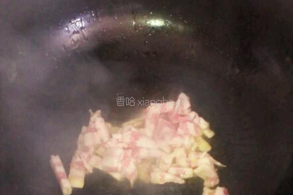 猪肉炒蒜苔的做法图解2