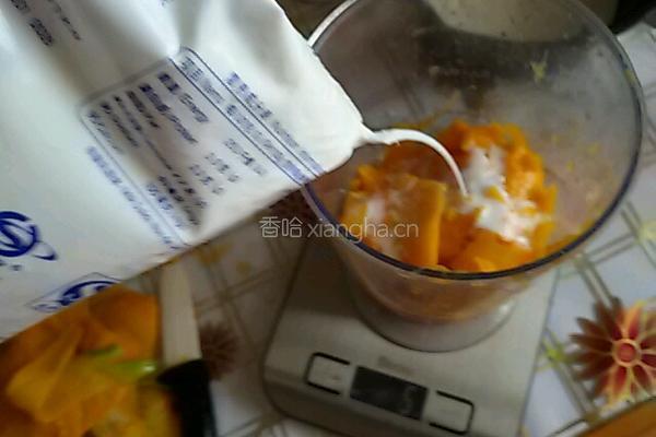芒果牛奶布丁的做法图解4