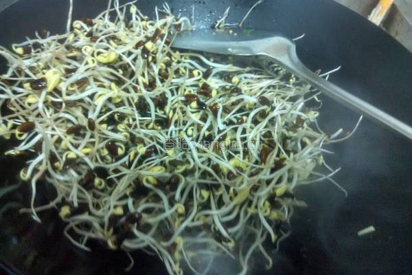 醋溜豆芽的做法图解4