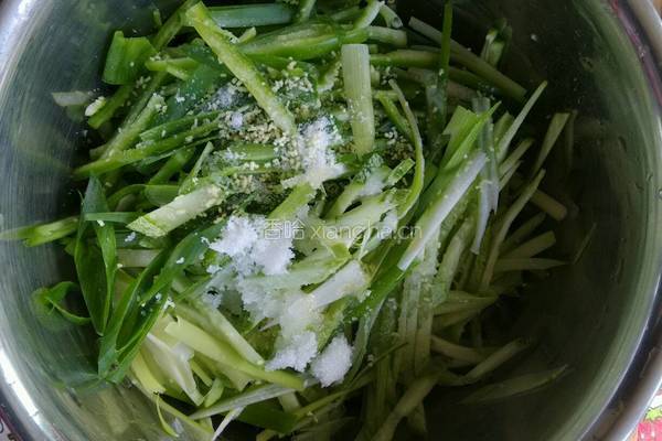 凉拌老虎菜的做法图解6