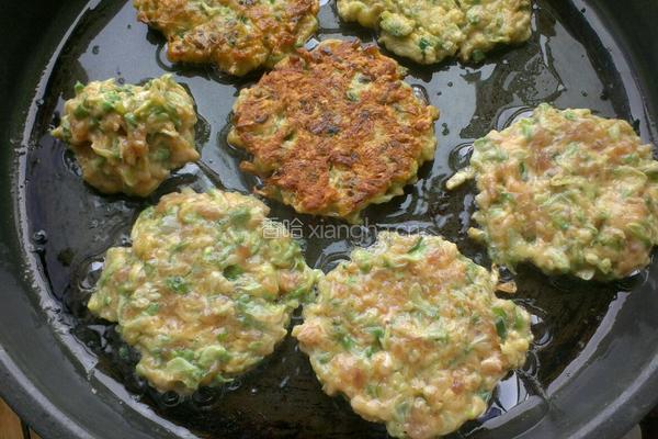 槐花肉末饼的做法图解8