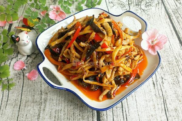 杏鲍鱼香肉丝的做法图解12