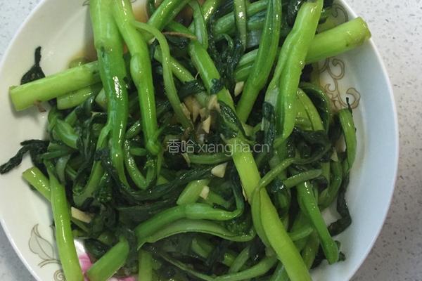 素炒菜心