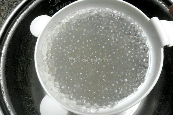 椰汁芒果西米露的做法图解6