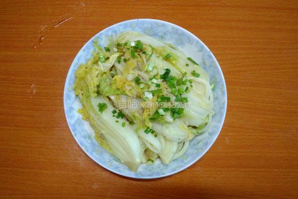 家常蒜蓉娃娃菜的做法图解3