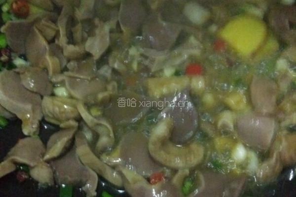 爆炒鸡胗的做法图解4