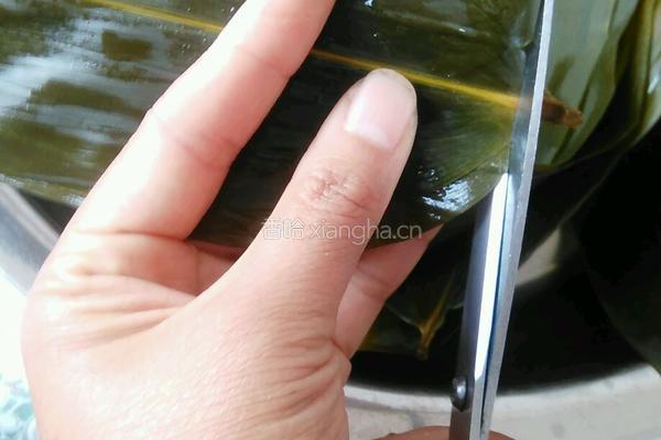 蜜枣三角粽的做法图解4