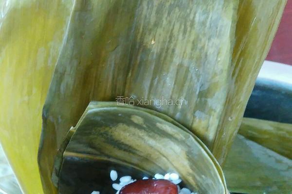 蜜枣三角粽的做法图解8