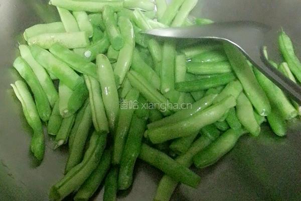 干煸大碗四季豆的做法图解4