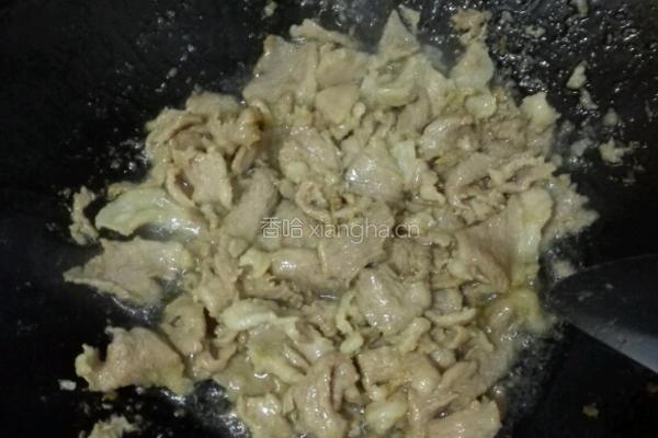茭白木耳炒肉的做法图解4