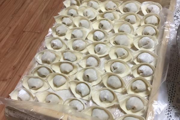 虾仁猪肉大馅馄饨的做法图解8