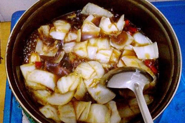 醋溜白菜的做法图解6