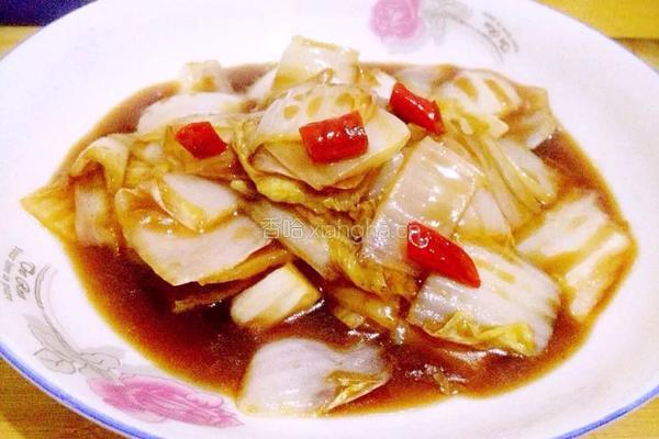 醋溜白菜的做法图解7