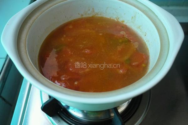 西红柿豆腐汤的做法图解5