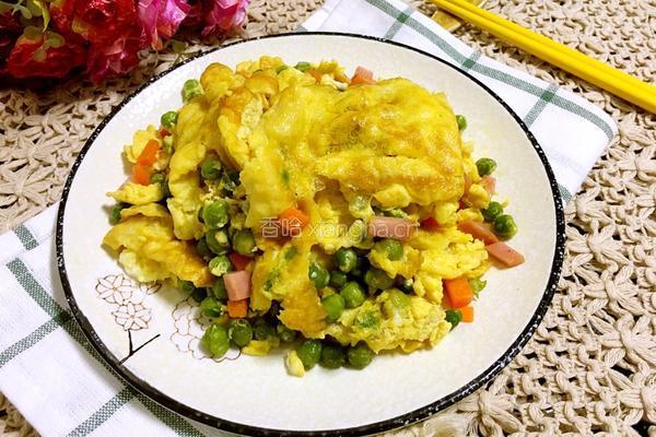 豌豆炒鸡蛋