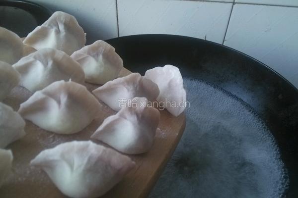槐花饺子的做法图解16