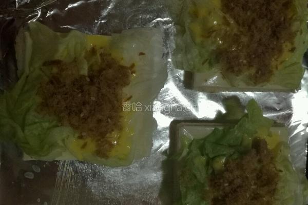 鸡蛋肉松三明治的做法图解7