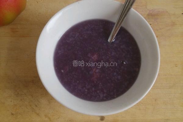 紫薯米粥