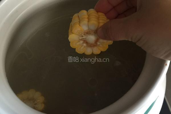 玉米山药排骨汤的做法图解4