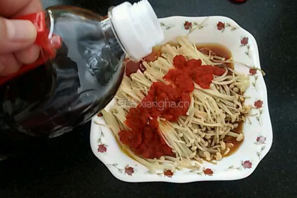 蒸金针菇的做法图解5