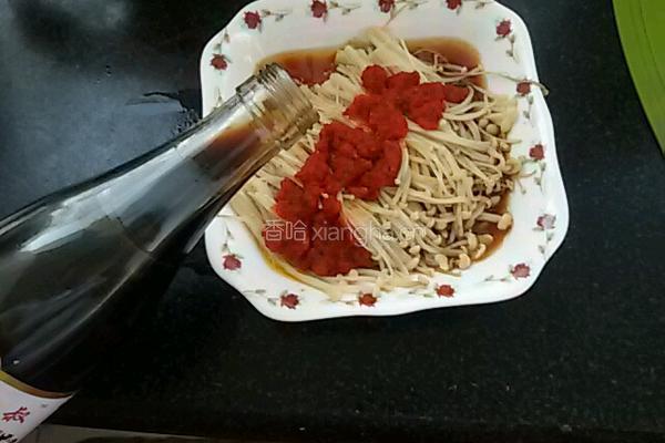 蒸金针菇的做法图解6