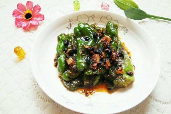 豆豉青椒的做法图解8